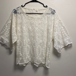Anthropologie | Lace blouse. S
